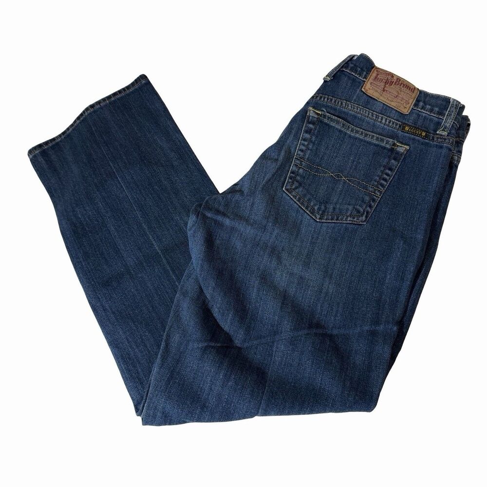 Lucky Brand Jeans Women’s Sz 10/30 (32.5" x 30") Dark Denim Easy Ride Stretch